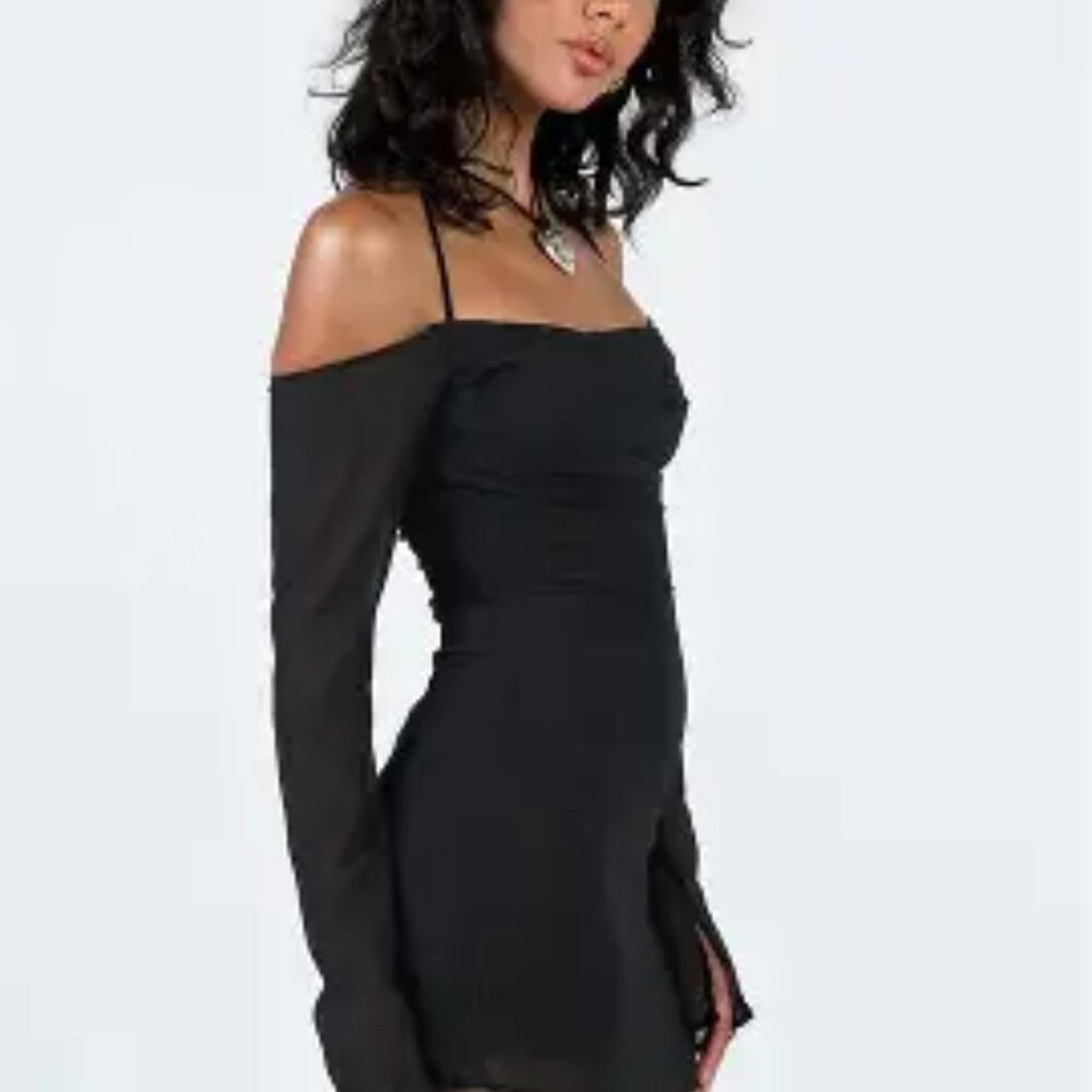 Princess Polly Black Mini Dress - Size 4